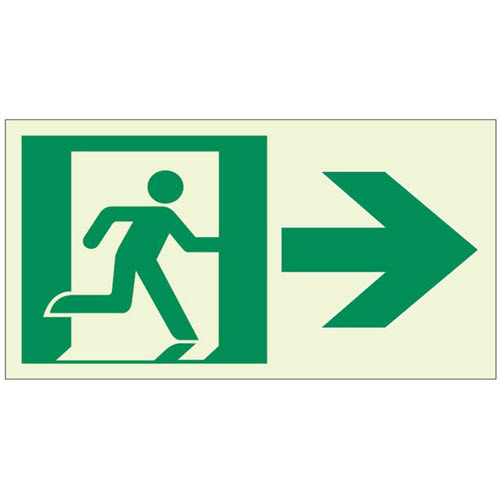 CAD Drawings Ecoglo Inc. RA02012 Luminous Directional Exit Sign